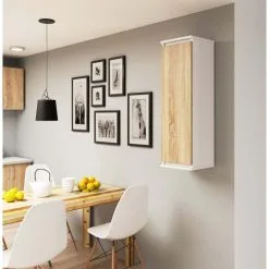 Seinäkeittiön Kaappi NORE CLP 30, Valkoinen/ruskea -Olohuoneen kalusteet myymälä seinakeittion kaappi nore clp 30 valkoinenruskea 3c7d1 netistai reference