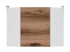 Black Red White Seinäkulmakaappi BRW Junona Line LP, Vaaleanruskea.