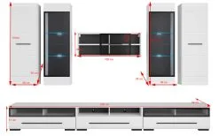 Black Red White Sekcija Fever 1, Valkoinen 11 Black Red White Sekcija Fever 1, Valkoinen -Olohuoneen kalusteet myymälä sekcija fever 1 valkoinen c5231 osta reference