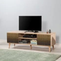 Selsey Smartser TV-taso 140 Cm, Ruskea -Olohuoneen kalusteet myymälä selsey smartser tv taso 140 cm ruskea 78807 osta reference