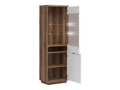 Black Red White Showcase BRW Forn 1D1W, Ruskea / Valkoinen. -Olohuoneen kalusteet myymälä showcase brw forn 1d1w ruskea valkoinen 610b3 netistai reference