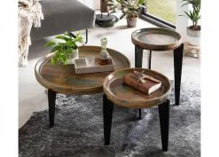 Sivupöytä Fiume 46, Ruskea / Eri Värejä -Olohuoneen kalusteet myymälä sivupoyta fiume 46 ruskea eri vareja d178c hinta reference