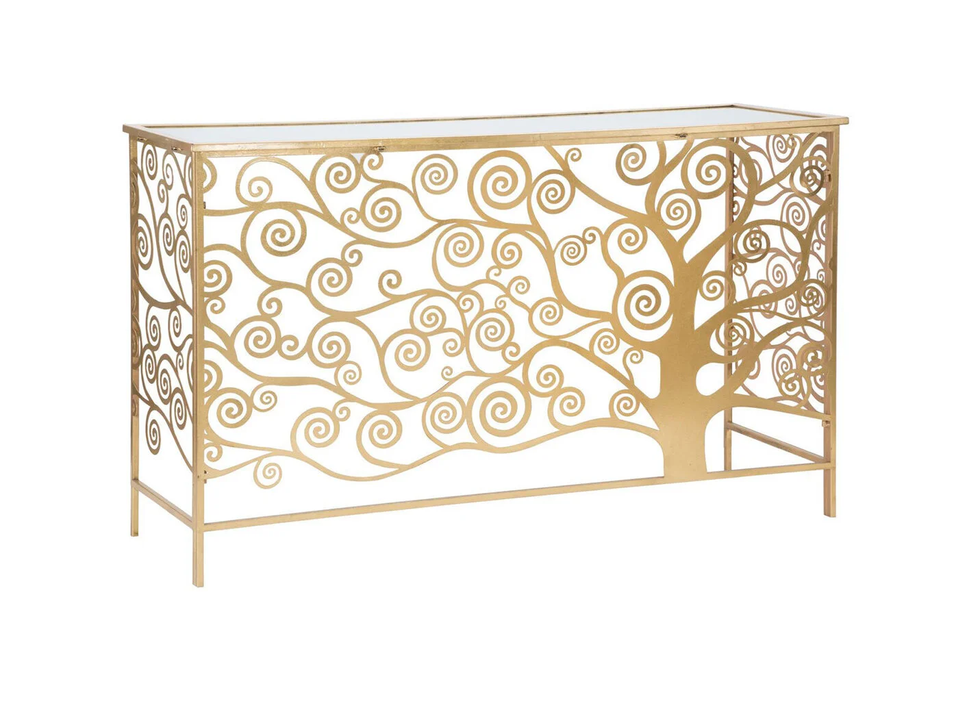 Sivupöytä Glam, 141,5x40,5 Cm, Kultainen 1 Sivupöytä Glam, 141,5x40,5 Cm, Kultainen