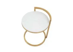 Sivupöytä Glam 50, Kulta / Valkoinen -Olohuoneen kalusteet myymälä sivupoyta glam 50 kulta valkoinen 74f30 hinta reference