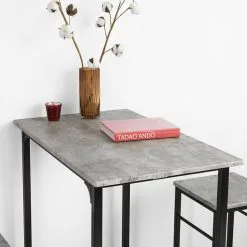 SoBuy, Ruokasalisarja OGT10-N, Harmaa / Musta 8 SoBuy, Ruokasalisarja OGT10-N, Harmaa / Musta -Olohuoneen kalusteet myymälä sobuy ruokasalisarja ogt10 n harmaa musta 77021 palaute reference