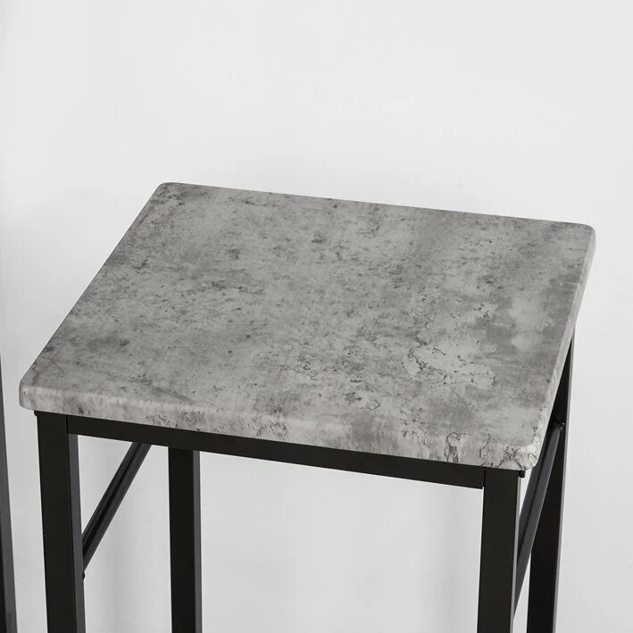 SoBuy, Ruokasalisarja OGT10-N, Harmaa / Musta 5 SoBuy, Ruokasalisarja OGT10-N, Harmaa / Musta - Image 5