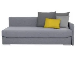 Black Red White Sohva BRW Wow, Harmaa/keltainen