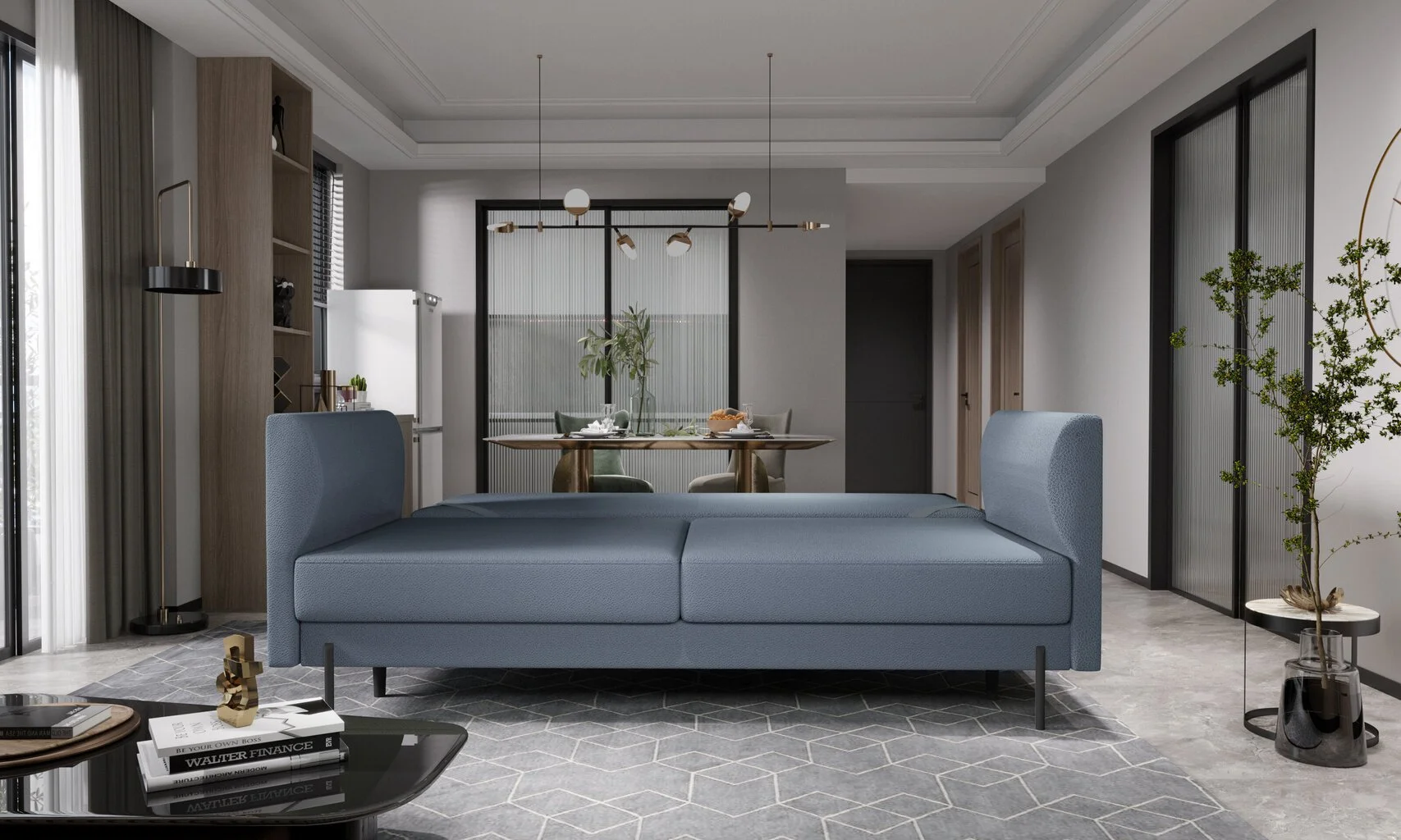 Sohva NORE Revi, Vero, Musta 4 Sohva NORE Revi, Vero, Musta - Image 4