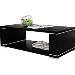 Sohvapöytä ADRK Furniture Liliana, Musta