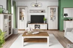 Szynaka Meble Sohvapöytä Country 41, Ruskea/valkoinen. -Olohuoneen kalusteet myymälä sohvapoyta country 41 ruskeavalkoinen 2e685 netistai reference