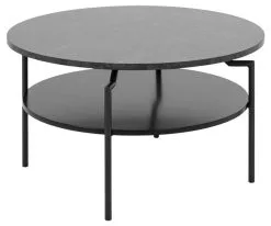 Sohvapöytä Goldington D80xH45cm, Musta Marmori -Olohuoneen kalusteet myymälä sohvapoyta goldington d80xh45cm musta marmori 2a8ca hinta reference