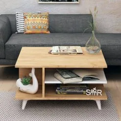 Sohvapöytä Kalune Design Skull, Ruskea -Olohuoneen kalusteet myymälä sohvapoyta kalune design skull ruskea 17dc6 netistai reference