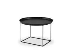 Sohvapöytä Micadoni Home Ataca, 63x42 Cm, Musta