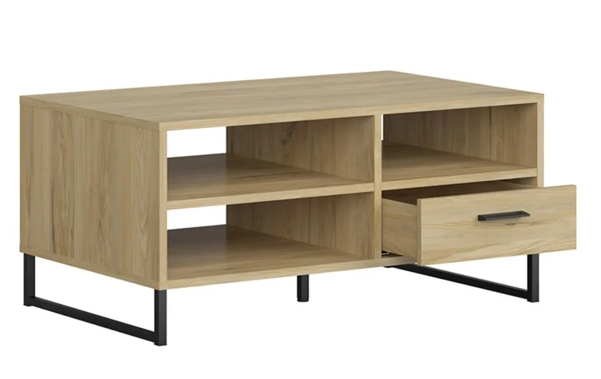 Black Red White Sohvapöytä Ramla, Ruskea 3 Black Red White Sohvapöytä Ramla, Ruskea - Image 3