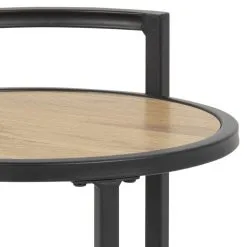 Sohvapöytä Selsey Krapina, 33x65 Cm, Ruskea/musta -Olohuoneen kalusteet myymälä sohvapoyta selsey krapina 33x65 cm ruskeamusta 59c02 netistai reference