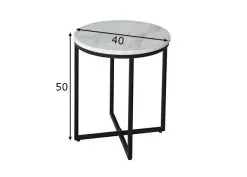 Sohvapöytä This 40, Valkoinen/musta -Olohuoneen kalusteet myymälä sohvapoyta this 40 valkoinenmusta 05cc1 netistai reference