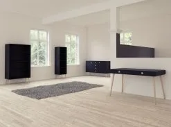 Steens Soft Line 019/70 Lipasto, Musta -Olohuoneen kalusteet myymälä steens soft line 01970 lipasto musta 30622 netistai reference