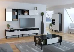 Meblocross Sven 1DPN Seinäkaappi, Musta/valkoinen 8 Meblocross Sven 1DPN Seinäkaappi, Musta/valkoinen -Olohuoneen kalusteet myymälä sven 1dpn seinakaappi mustavalkoinen 23498 netistai reference