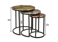 This-pöytäsarja, 3 Osaa, Musta / Eri Värejä -Olohuoneen kalusteet myymälä this poytasarja 3 osaa musta eri vareja a65aa halvempi reference