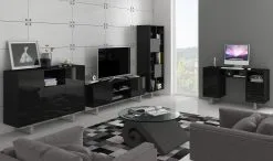 Meblocross Tietokonepöytä King 9, Musta -Olohuoneen kalusteet myymälä tietokonepoyta king 9 musta f300e hinta reference