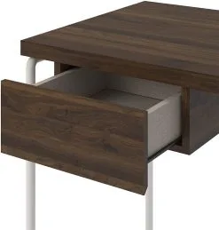 Tietokonepöytä Novogratz Webster, Ruskea -Olohuoneen kalusteet myymälä tietokonepoyta novogratz webster ruskea 532d6 netistai reference