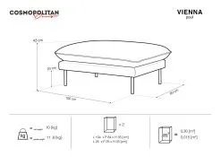 Rahi Cosmopolitan Design Vienna, Keltainen -Olohuoneen kalusteet myymälä tumba cosmopolitan design vienna keltainen de620 netistai reference