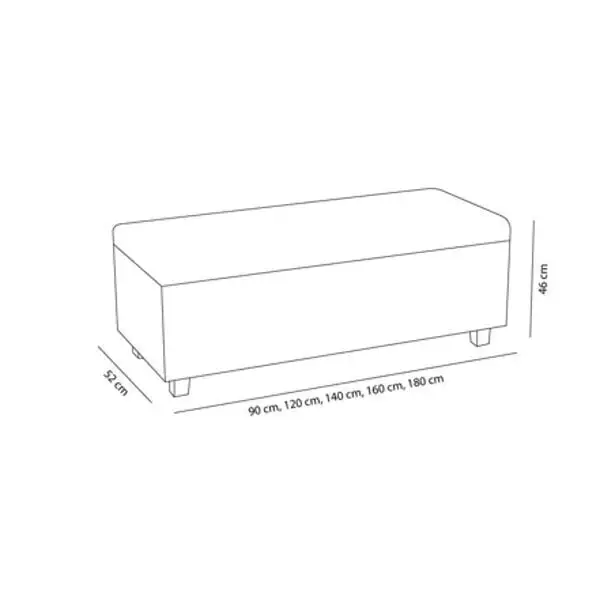 Rahi Säilytyslaatikolla, Vaaleanharmaa (Etna 15), , 160 Cm, Geltonas 5 Rahi Säilytyslaatikolla, Vaaleanharmaa (Etna 15), , 160 Cm, Geltonas - Image 5