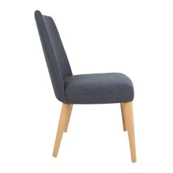 Home4you Tuoli ILVA 62x48xK88cm, Tummanharmaalla Kankaalla Verhoiltu Istuin, Vaaleat Tammijalat -Olohuoneen kalusteet myymälä tuoli ilva 62x48xk88cm tummanharmaalla kankaalla verhoiltu istuin 4f57c palaute reference