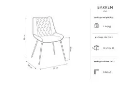 Tuoli Micadoni Home Barren, Sininen 9 Tuoli Micadoni Home Barren, Sininen -Olohuoneen kalusteet myymälä tuoli micadoni home barren sininen c65de halvempi reference
