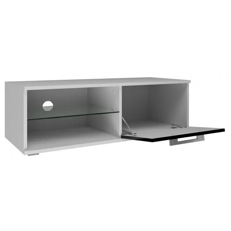 TV-kaappi Sandy 100, Valkoinen/musta 4 TV-kaappi Sandy 100, Valkoinen/musta - Image 4