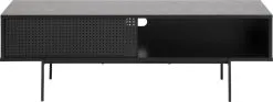 Home4you TV-pöytä ANGUS 140x40xH44cm, Musta