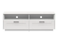 Black Red White TV-pöytä BRW FL Smart 2S 153, Valkoinen