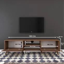 TV-pöytä Kalune Design A9, Ruskea -Olohuoneen kalusteet myymälä tv poyta kalune design a9 ruskea 34bb8 palaute reference