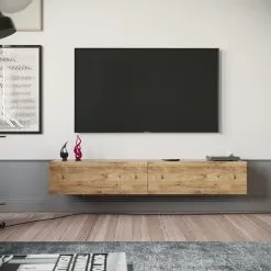 TV-pöytä Kalune Design FR8, Ruskea -Olohuoneen kalusteet myymälä tv poyta kalune design fr8 ruskea 6e46c hinta reference