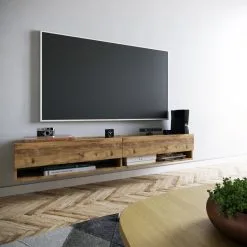 TV-pöytä Kalune Design FR9, Ruskea -Olohuoneen kalusteet myymälä tv poyta kalune design fr9 ruskea 920ce netistai reference