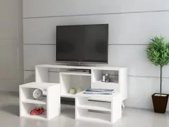 TV-pöytä Kalune Design Selin, Valkoinen -Olohuoneen kalusteet myymälä tv poyta kalune design selin valkoinen 6c611 netistai reference