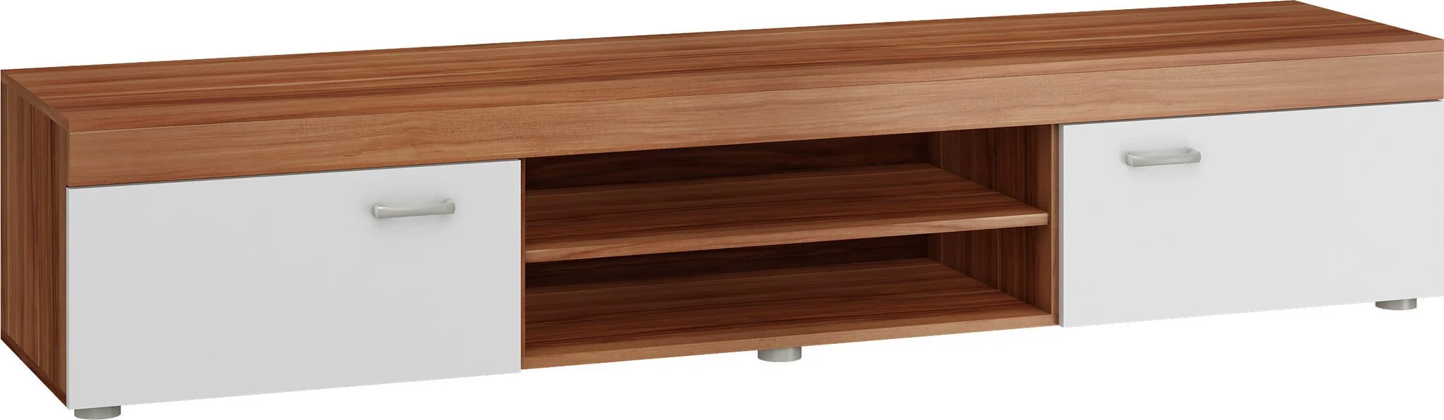 Meblocross TV-pöytä Mamba, Ruskea/valkoinen. 1 Meblocross TV-pöytä Mamba, Ruskea/valkoinen.