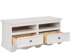 Notio Living Tv-pöytä Monty M, Valkoinen -Olohuoneen kalusteet myymälä tv poyta monty m valkoinen 8258b netistai reference