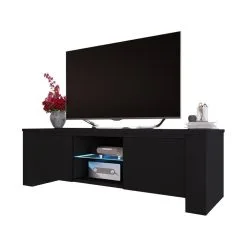 TV-pöytä Selsey Jackson, Musta. -Olohuoneen kalusteet myymälä tv poyta selsey jackson musta d911a netistai reference