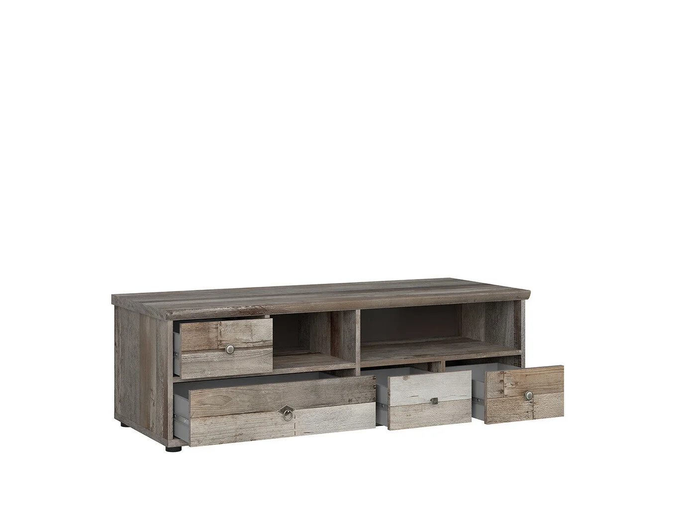 Black Red White TV-pöytä Tarbes 4S, Ruskea 3 Black Red White TV-pöytä Tarbes 4S, Ruskea - Image 3