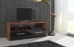 Meblocross TV-pöytä Tirana, Ruskea/musta