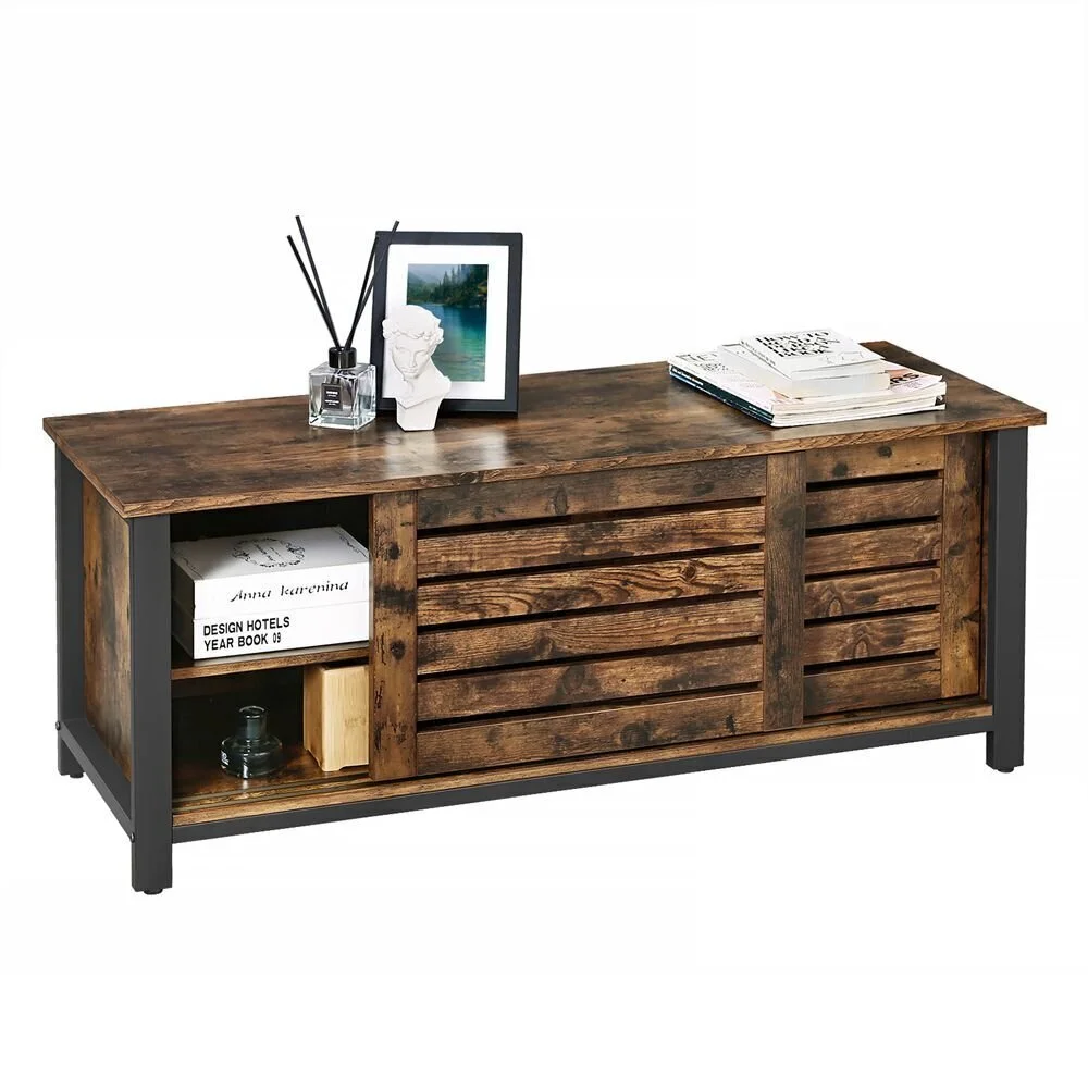 TV-taso 110x40x45 Cm, Pähkinä 2 TV-taso 110x40x45 Cm, Pähkinä - Image 2