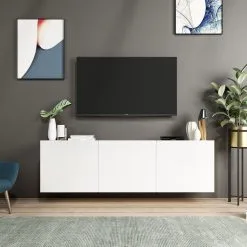 TV-taso Kalune Design 382 (I), 150 Cm, Valkoinen -Olohuoneen kalusteet myymälä tv taso kalune design 382 i 150 4c9f6 netistai reference