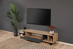 TV-taso Kalune Design Safir, Ruskea/harmaa -Olohuoneen kalusteet myymälä tv taso kalune design safir ruskeaharmaa 85120 palaute reference