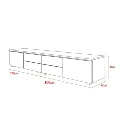 Selsey TV-taso Luv Double, Musta. 6 Selsey TV-taso Luv Double, Musta. -Olohuoneen kalusteet myymälä tv taso luv double musta 6c493 netistai reference
