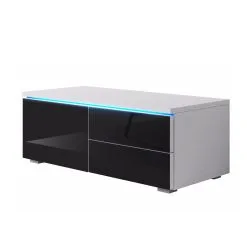 Selsey TV-taso Luv Single, Valkoinen/musta.