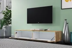 Selsey TV-taso Swift LED 140 Cm, Ruskea. -Olohuoneen kalusteet myymälä tv taso swift led 140 cm ruskea 93bf7 netistai reference