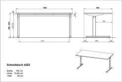Työpöytä 4252, Ruskea 5 Työpöytä 4252, Ruskea -Olohuoneen kalusteet myymälä tyopoyta 4252 ruskea ff495 netistai reference