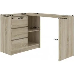 NORE Työpöytä B16 7 NORE Työpöytä B16 -Olohuoneen kalusteet myymälä tyopoyta b16 2177c palaute reference