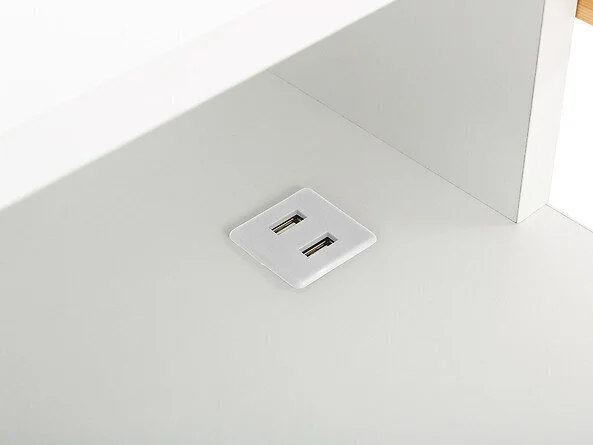 Black Red White Työpöytä BRW Brent, Valkoinen/ruskea 5 Black Red White Työpöytä BRW Brent, Valkoinen/ruskea - Image 5